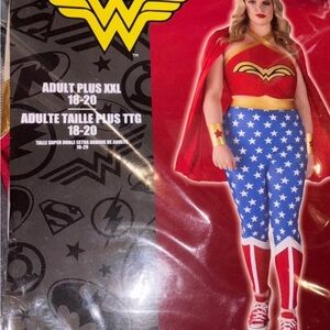 Plus size Wonder Woman Costume with Cape